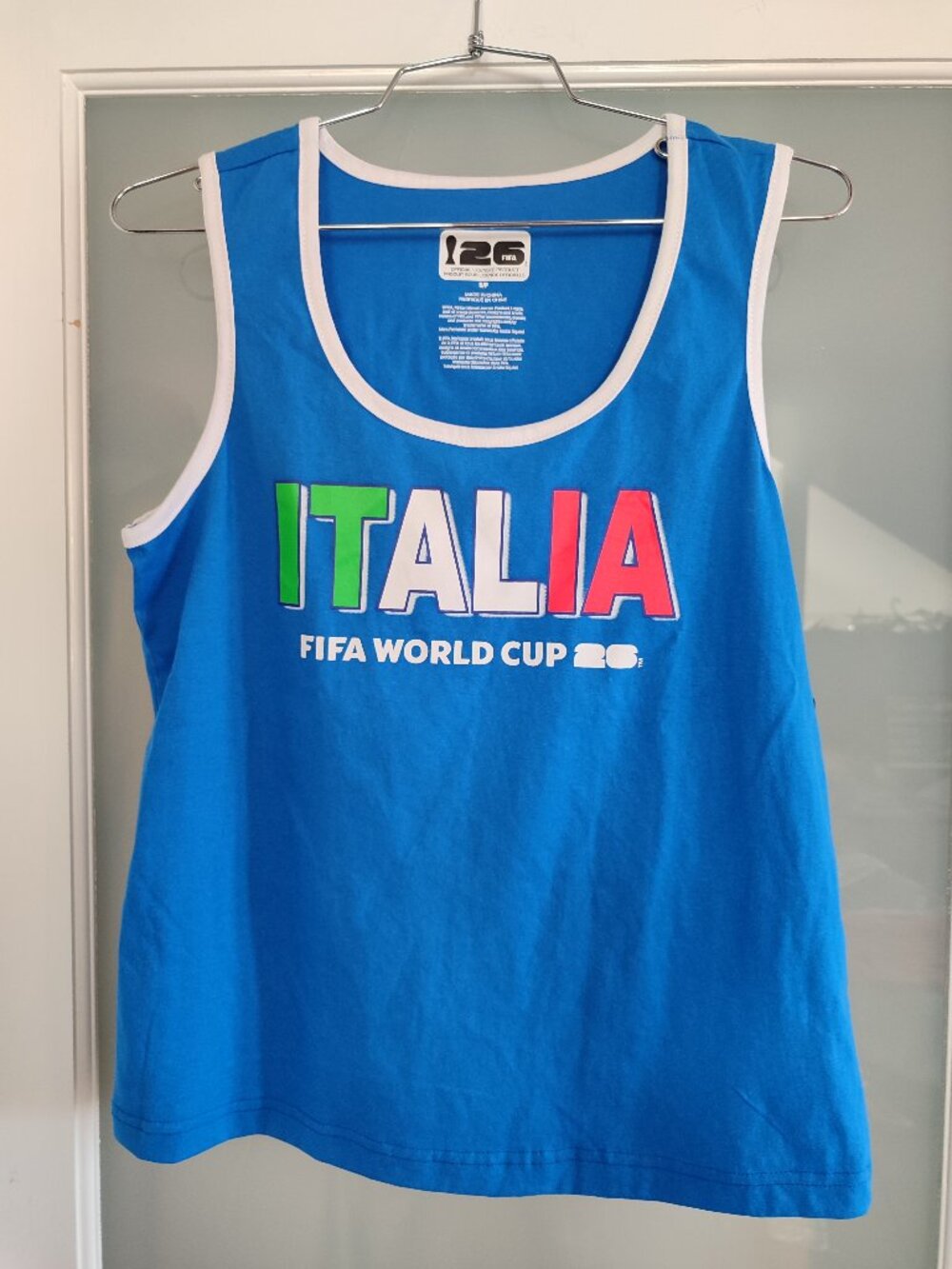 NWT Official FIFA World Cup 2026 Italy Women Tank Top S